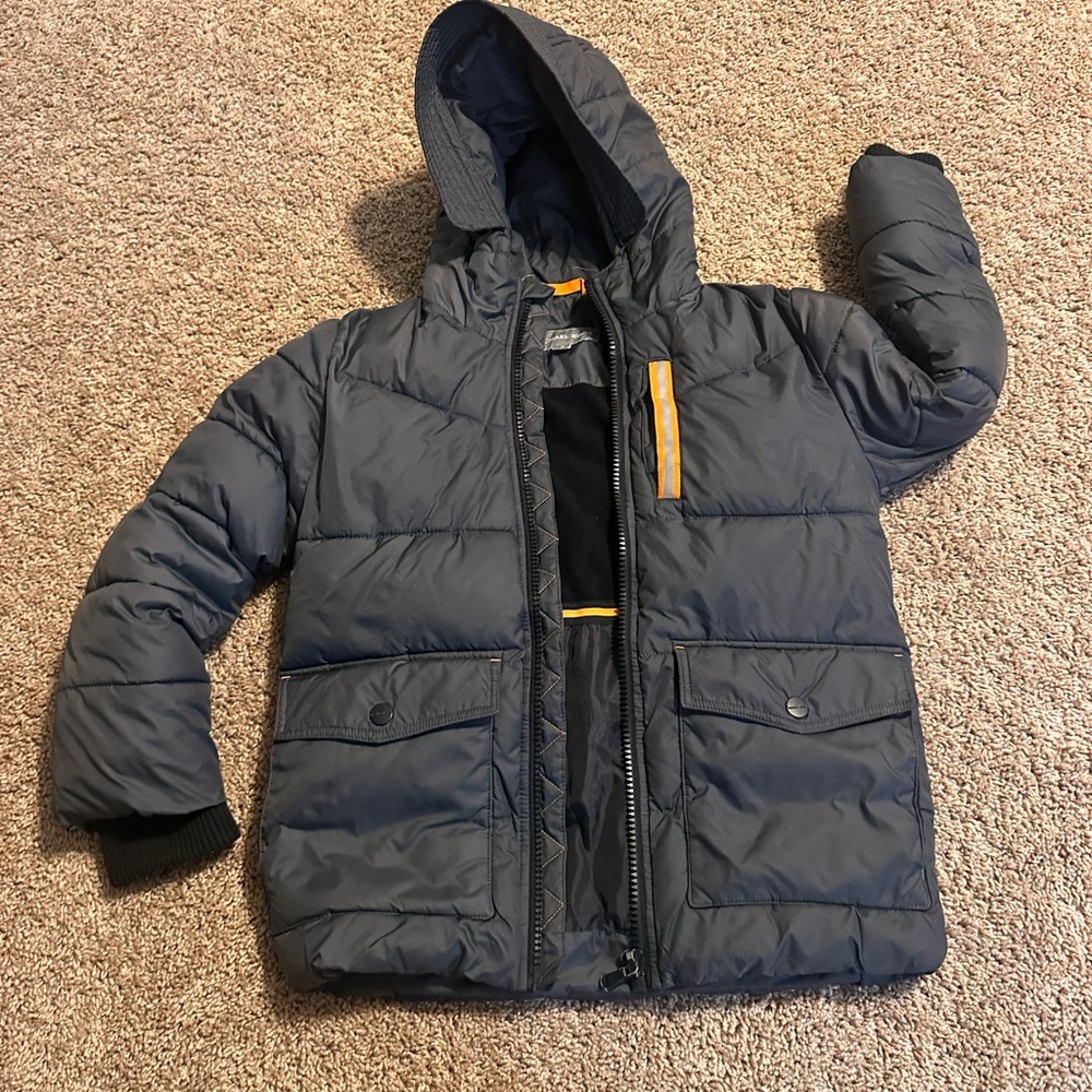 Kids Gray Puffer Jacket